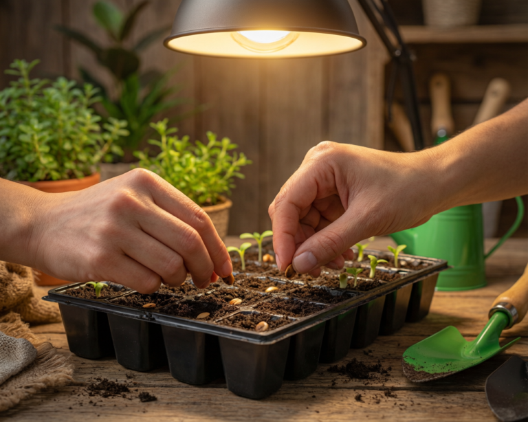 start seeds indoors