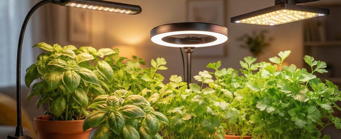 Best LED Grow Lights for Indoor Herbs (2026): 7 Options Under $100